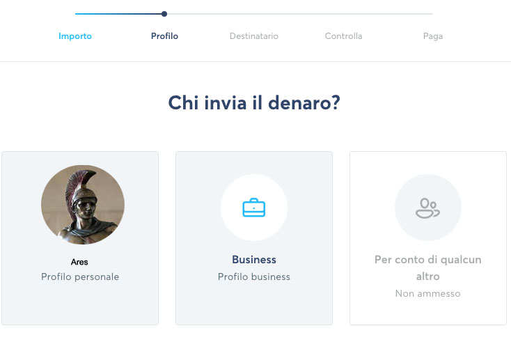 profilo transferwise