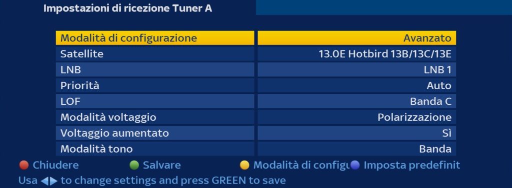 imposta Tuner